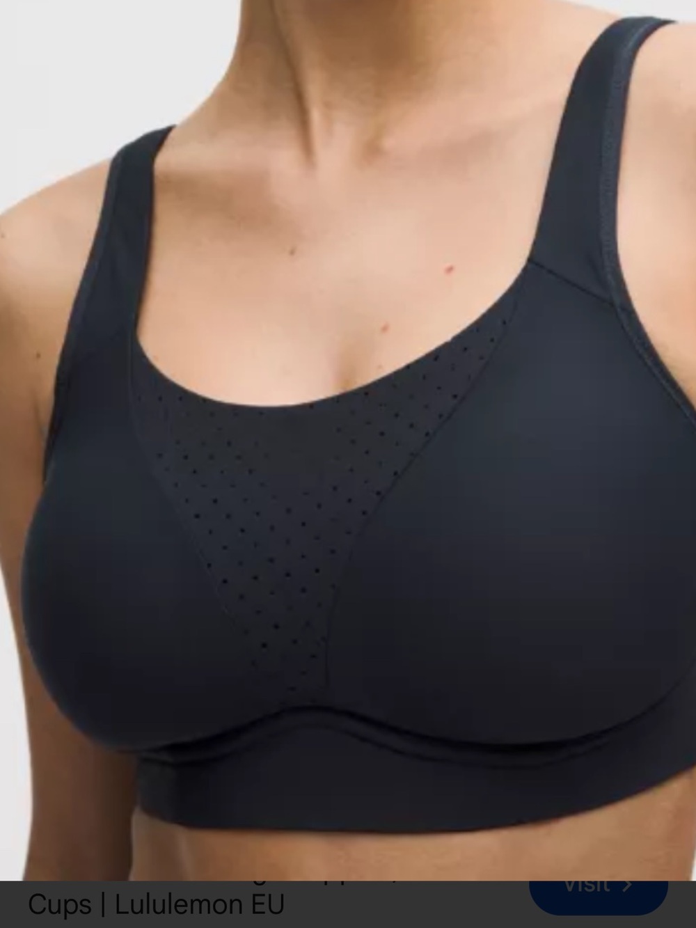 Lululemon run time high support bra size 38D.